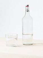 Water bottle and glass photo