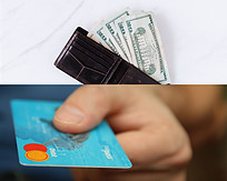 Cash and credit card image