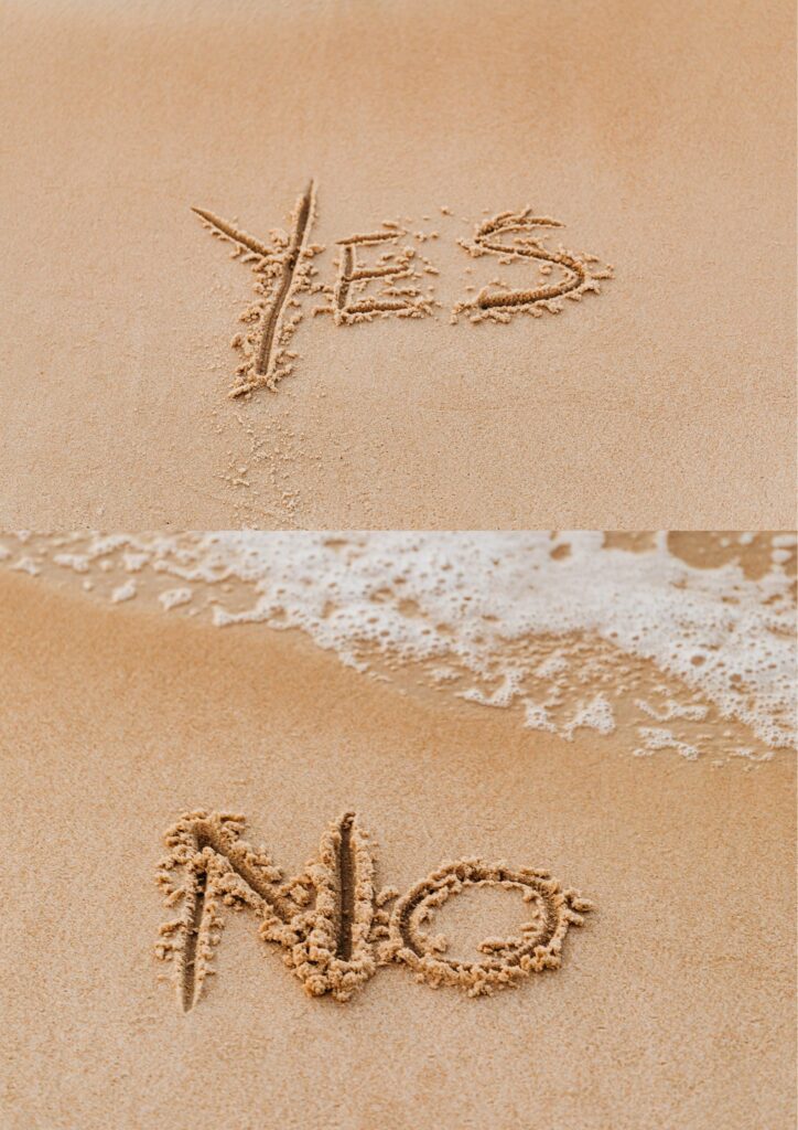 Yes, No Words Image