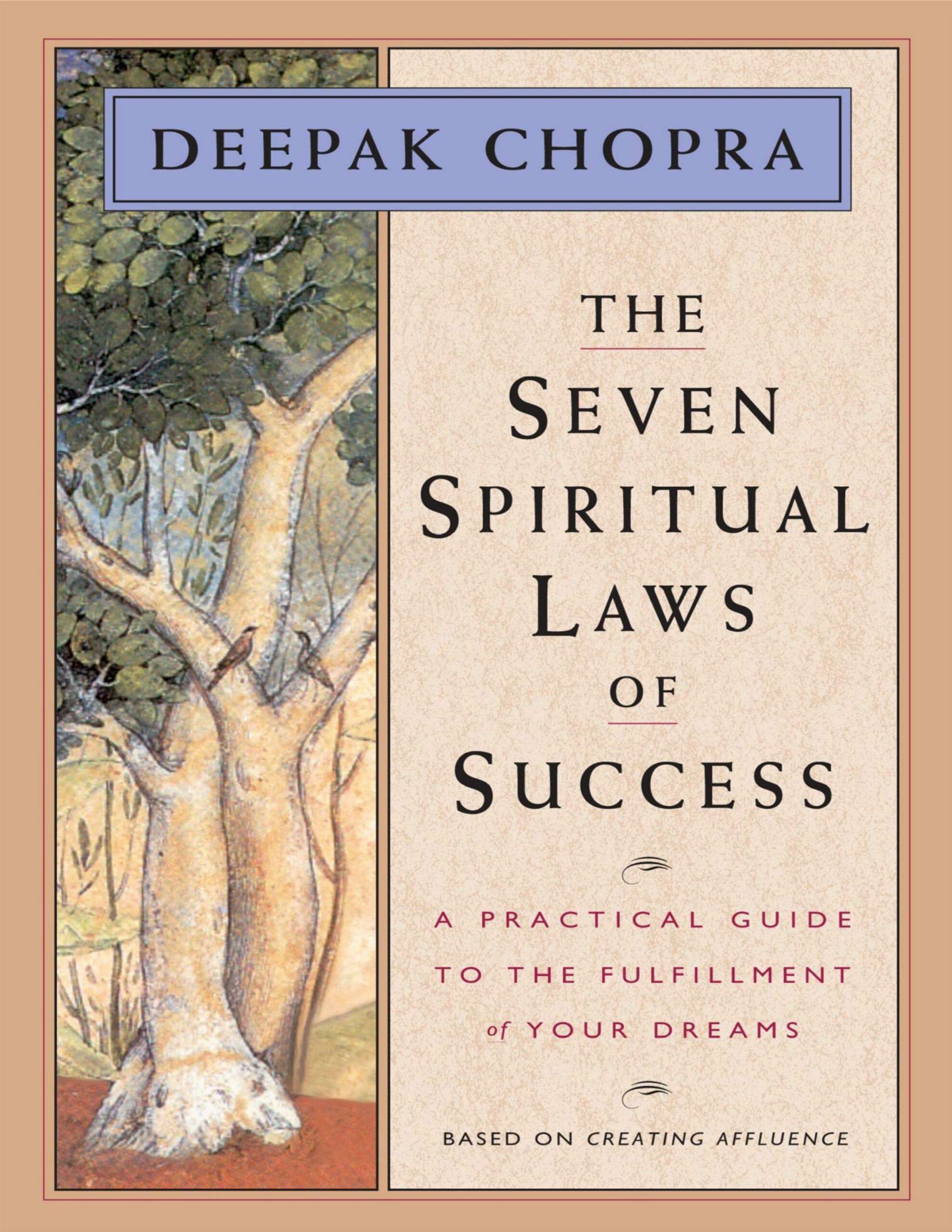 The seven spiritual laws of success book cover photo