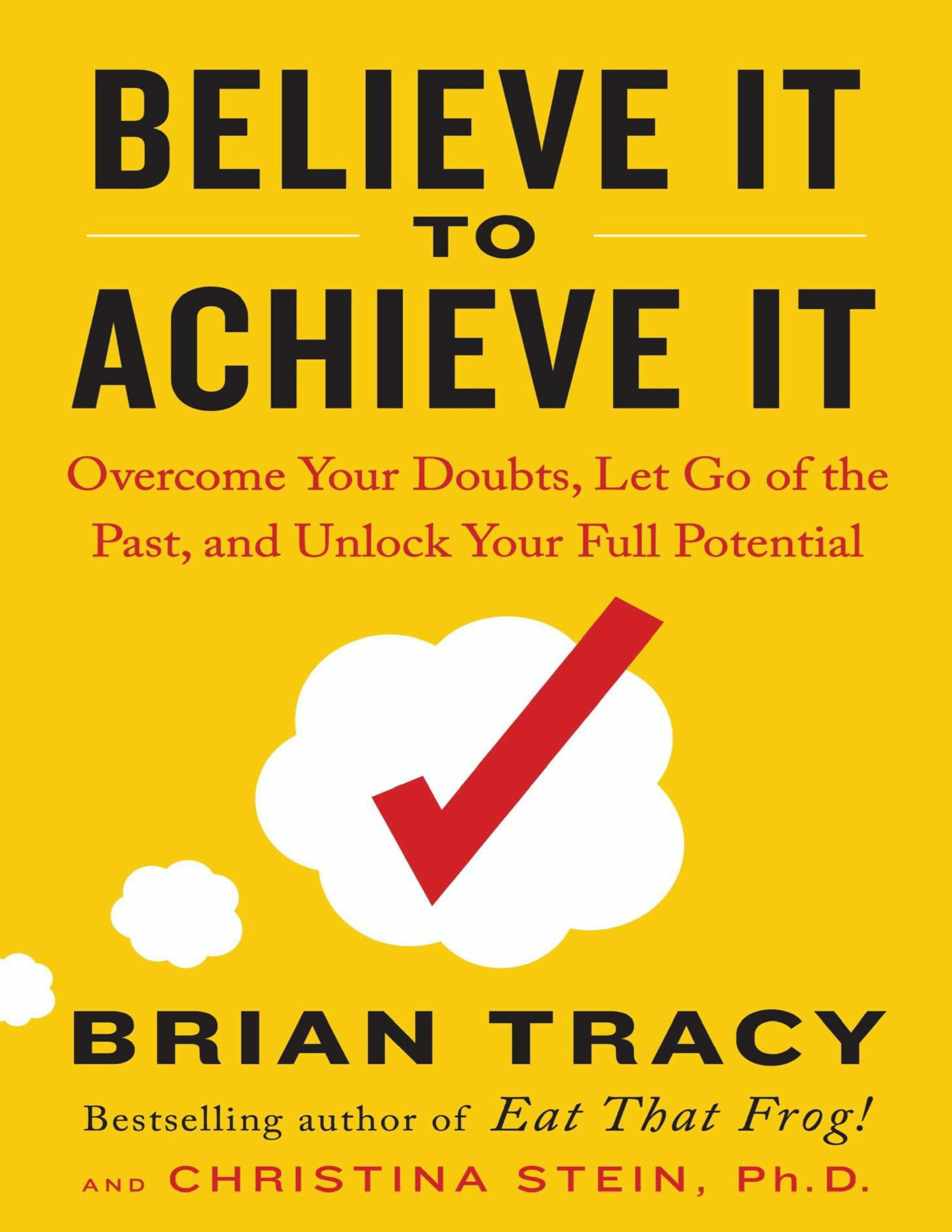 Believe it to achieve it book cover photo